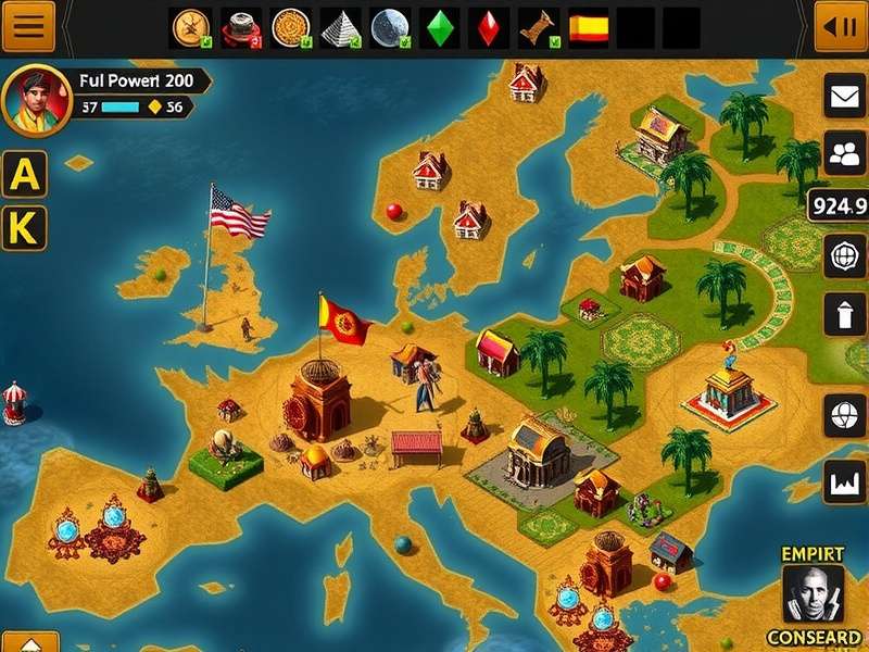 Net Powerful Conqueror empire management interface